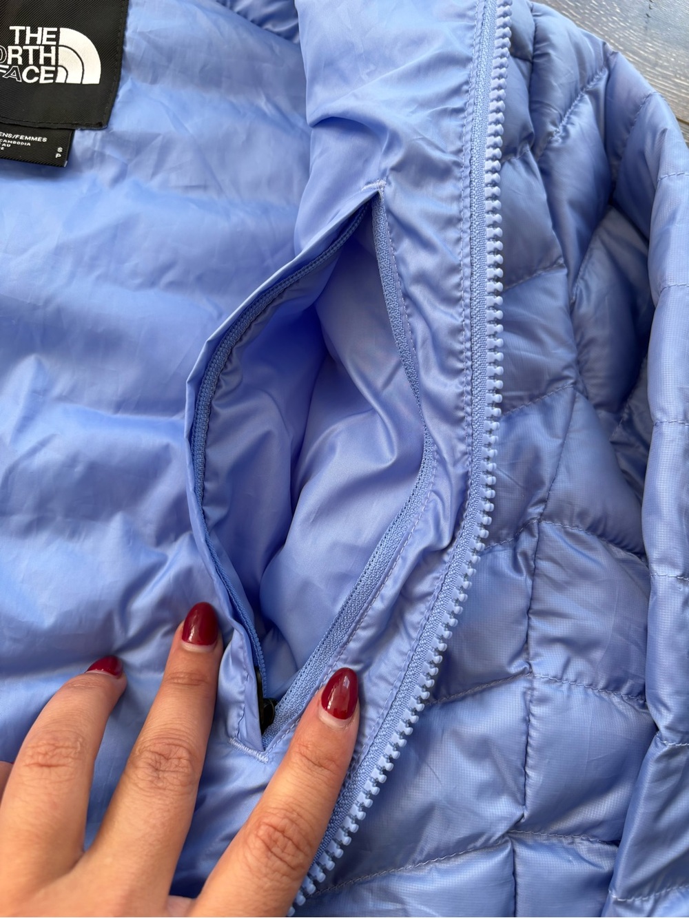 NEW North Face Periwinkle Huila Synthetic Jacket Size Small - Picture 9 of 10
